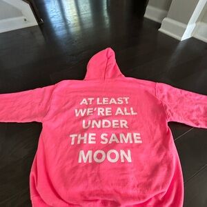 Women's Faded Moon XL hot pink hoodie. Worn 1 x. Basically brand new!